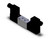 SMC VFS1220-1D-01T Valve Dbl 1220-1530 Body Port