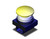SMC VM-30CY Push Button, Mushroom, Yellow