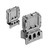 SMC VPA4350-04-T VPA4 50/4 70 Series 5 Port Air Operated Valve