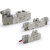SMC VQZ3321-5YOW1-02F VQZ1000·2000·3000 Series 5 Port Solenoid Valve Body Ported Plug Lead Unit Single Unit