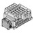 SMC VV8015-02BF-SD0-W1-R VSS8-2/VSR8-2/VSS8-4/VSR8-4 Series 5 Port Solenoid Valve Conforms To ISO 15407-2 Standard Plug-in Type Manifold S Kit (Serial Transmission) EX500 Gateway-type