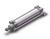 SMC C96SDL50-200C Cylinder, Tie Rod
