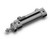 SMC CD85F8-25S-A Cylinder, Iso, Sgl Acting