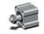 SMC CQ2B25-10DCM Compact Cylinder, Cq2