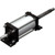 SMC CS1WL125TN-100 Tie Rod Cylinder