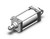 SMC CS2D125-200 Cylinder, Tie Rod, Cs2