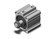 SMC CQ2BS63-30DCMZ Compact Cylinder, Cq2-Z