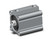 SMC CQ2A50-50DCZ Compact Cylinder, Cq2-Z
