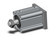SMC CQ2G40TN-40DCMZ Compact Cylinder, Cq2-Z