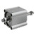 SMC CQ2WB125-100DCZ CQ2W Z Series Compact Cylinder
