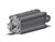 SMC RDQD50-75M Cyl, Compact, Air Cushion, Sw Capable