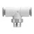 SMC KQ2T13-36AP KQ2T Series Inch Size One-touch Fittings Male Branch Tee With Face Seal