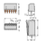Wago 2091-1304 Female header, straight solder pins Pack of 200