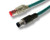 SensoPart CI L4MG / RJ45G-GS-5m-PUR Ethernet, cable, 5m, M12, Straight Connector, 4pole / RJ45 shielded, for conveyor chains,