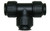 John Guest PEI0236E PEX Union Tee, 1" CTS, Black