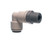 John Guest PI091222S Gray Acetal Swivel Elbow 3/8 x 1/4 NPTF Bag of 10