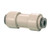 John Guest PI200806S Gray Acetal Reducing Union 1/4 - 3/16 Bag of 10
