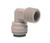 John Guest PI480822S Gray Acetal Fixed Elbow 1/4 x 1/4 NPTF Pack of 10