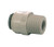 John Guest PM010422S Gray Acetal Male Connector 5/32 x 1/4 NPTF Bag of 10
