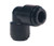 John Guest PM0322E Black Acetal Union Elbow 22mm Pack of 5