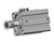 SMC CDBQ2B80-25DCM-RN Cyl, Compact, Locking, Sw Capable