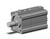 SMC CDLQB40-15DCM-B Cyl, Compact With Lock