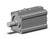 SMC CDLQB40-15DCM-F Cyl, Compact With Lock