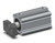SMC CDQ2A32TF-50DZ-E Compact Cylinder, Cq2-Z
