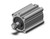 SMC CDQ2B80-100DMZ-A93L-XC35 Compact Cylinder, Cq2-Z