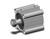 SMC CDQ2B80-45DCMZ-M9BL Compact Cylinder, Cq2-Z