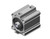 SMC CDQ2BS50-25DCZ-M9BL Compact Cylinder, Cq2-Z