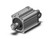 SMC CDQ2D63-50DMZ-A93L-XC35 Compact Cylinder, Cq2-Z