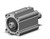 SMC CDQ2WB40-25DCZ Compact Cylinder, Cq2-Z