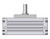 SMC CDRA1FS80-190Z actuator, rotary, rack & pinion type