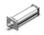 SMC CDS2F125-400 Cylinder, Tie Rod, Cs2