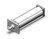 SMC CDS2F125-450 Cylinder, Tie Rod, Cs2