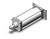SMC CDS2G125TN-300 Cylinder, Tie Rod, Cs2