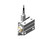 SMC CDUJB6-6D-F8BLS Cyl, Free Mount, Dbl Acting