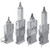 SMC CLKU32-115RBL-X2321 C(L)KU32 Series Pin Clamp Cylinder Small Auto Switch Mounting Plate Cylinder Type Clamping Height LOW Type