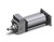 SMC CLSG125-250 Tie Rod Cylinder W/Lock