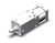 SMC CNSB160-100-D Power Lock Cylinder