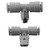 SMC KJT07-32 KJ Series Inch-size Miniature One-touch Fittings KJT-Inch Male Branch Tee