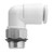 SMC KQ2L04-U02N-X35 KQ2L Series Metric Size Uni One-touch Fittings Male Elbow With Gasket Seal