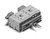 SMC MXQ12-20AS-M9NVZ Guided Cylinder