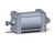 SMC NCA1D800-0800-XB5 Cylinder, Nca1, Tie Rod