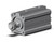 SMC RDQA40TF-50M Cyl, Compact, Air Cushion, Sw Capable