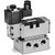 SMC VER4001-04 VER4000 Series 5 Port Electro-pneumatic Proportional Valve