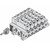 SMC VV5Q51-0304NFD3-Q VQ5000 Series 5 Port Solenoid Valve Plug-In Unit Base Mounted D-Sub Connector Kit