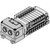 SMC VV5QC21-07C8SDVB VQC2000 Series 5 Port Solenoid Valve Base Mounted Plug-in Unit How to Order Manifold EX126
