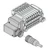 SMC VV5QC41-07BNMD2 VQC4000 Series 5 Port Solenoid Valve Base Mounted Plug-in Unit M Kit (Circular Connector Kit) Manifold IP67 Compliant